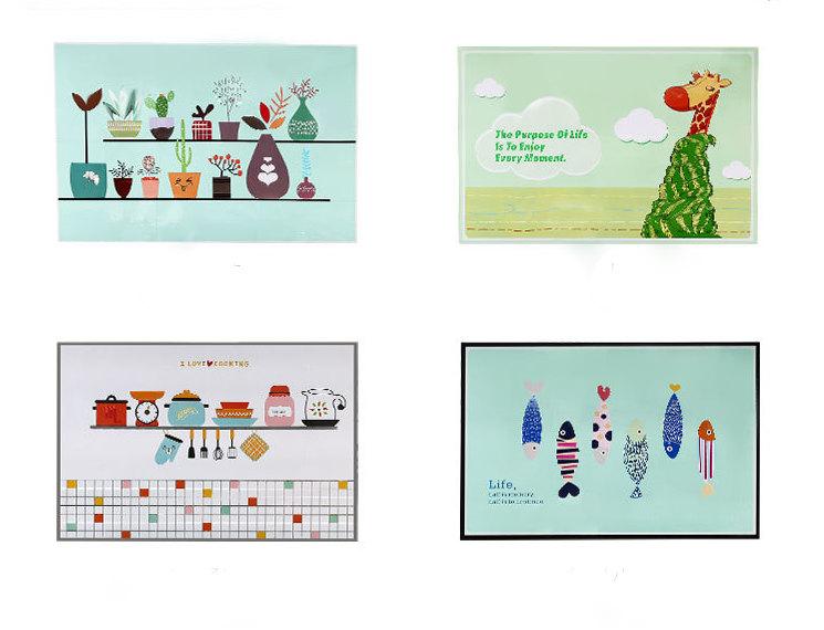 Combo 2 Miếng Giấy Dán Bếp Hoạt Hình Cao Cấp