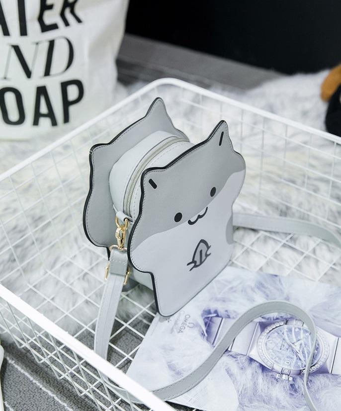 Túi xách nữ đeo chéo mèo phối màu