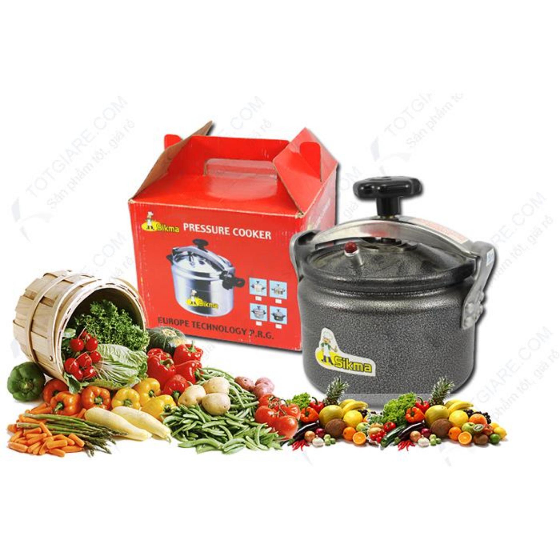 Nồi áp suất Sikma SK-22 22cm 5L (Xám)