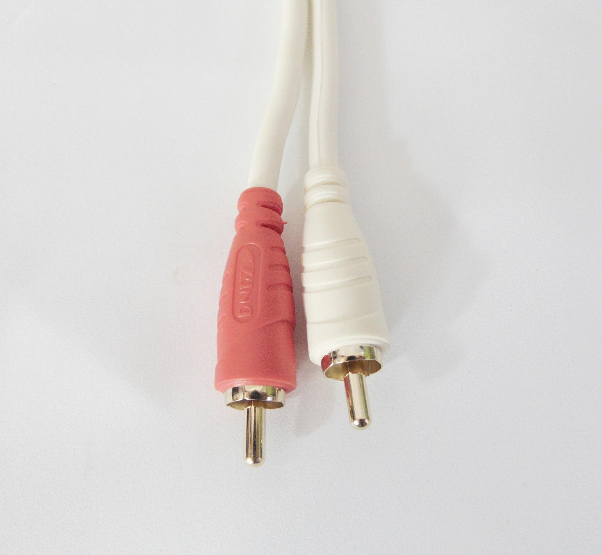 Cáp loa 4 đầu hoa sen RCA dài 10M Q2R (Loại tốt)