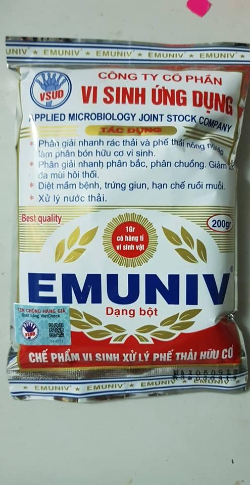 chế phẩm sinh học EM gói 200g