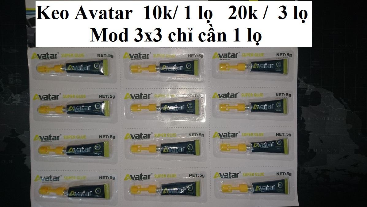 LongSheng Phụ Kiện Rubik Keo Avatar- Superglue