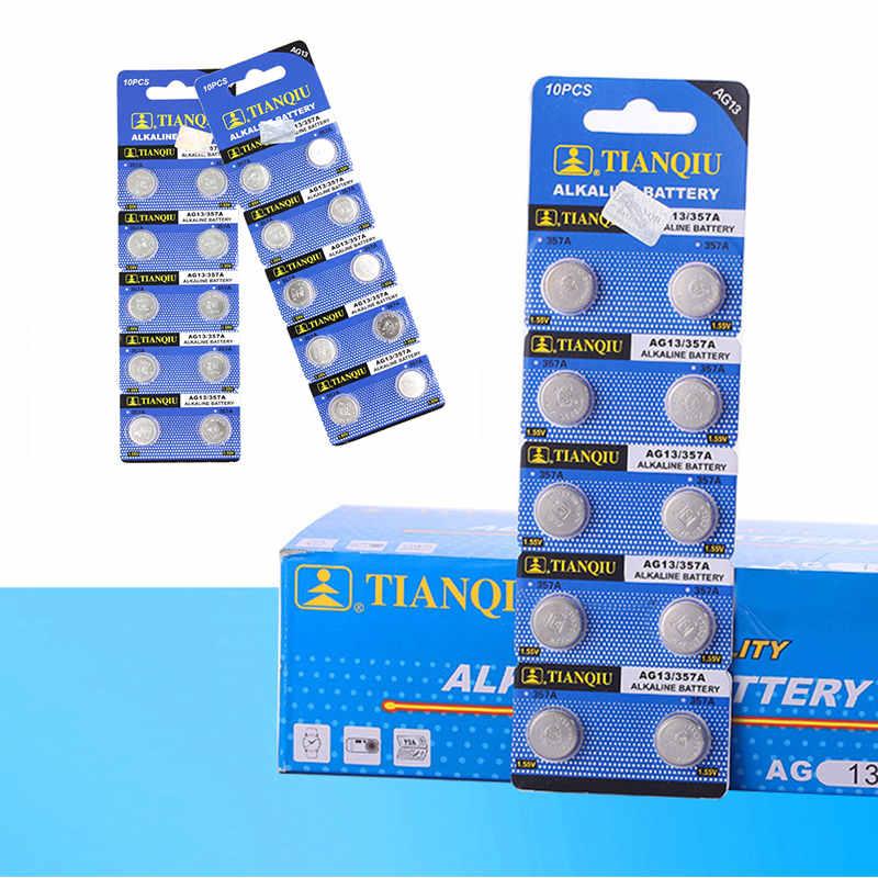[ 1 VỈ 10 VIÊN ] Pin nút áo AG13 1.5V - 000145