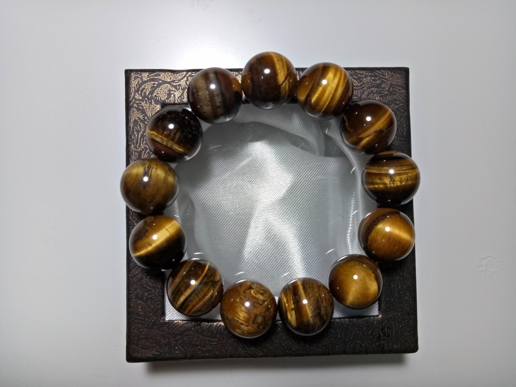 VÒNG TAY ĐÁ MẮT HỔ (16 LI)