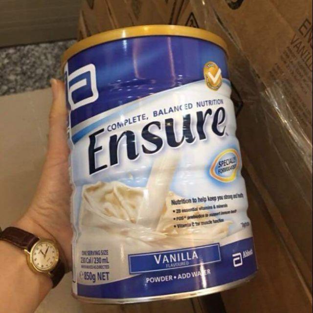 Sữa ensure 850g - úc nội địa.