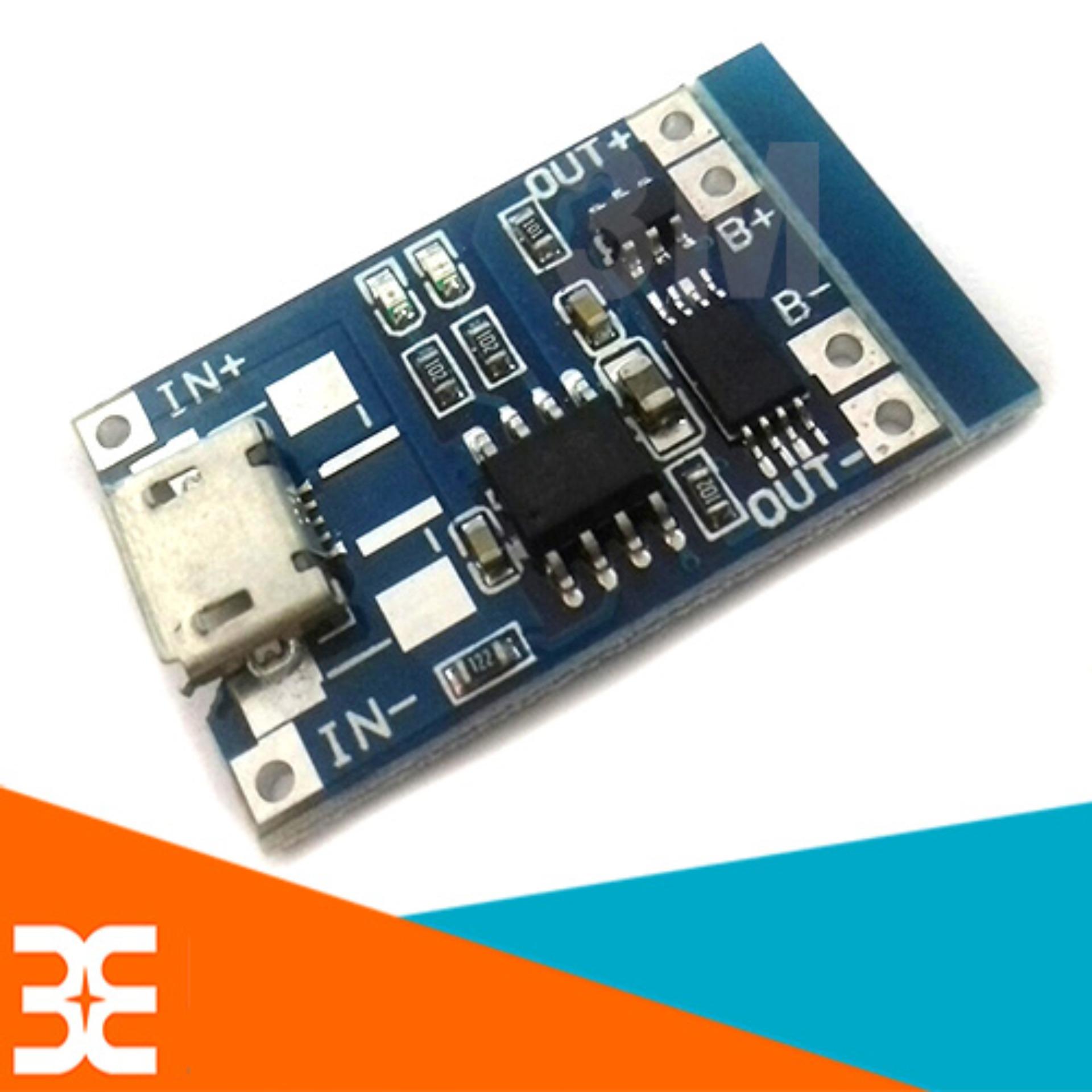 Mạch Sạc Pin TP4056 1A V2 - IC Bảo Vệ Quá Dòng,Quá Áp ( Có Led báo Sạc )