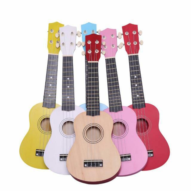 White Soprano Ukulele Wood Us-1000 - Limited Edition
