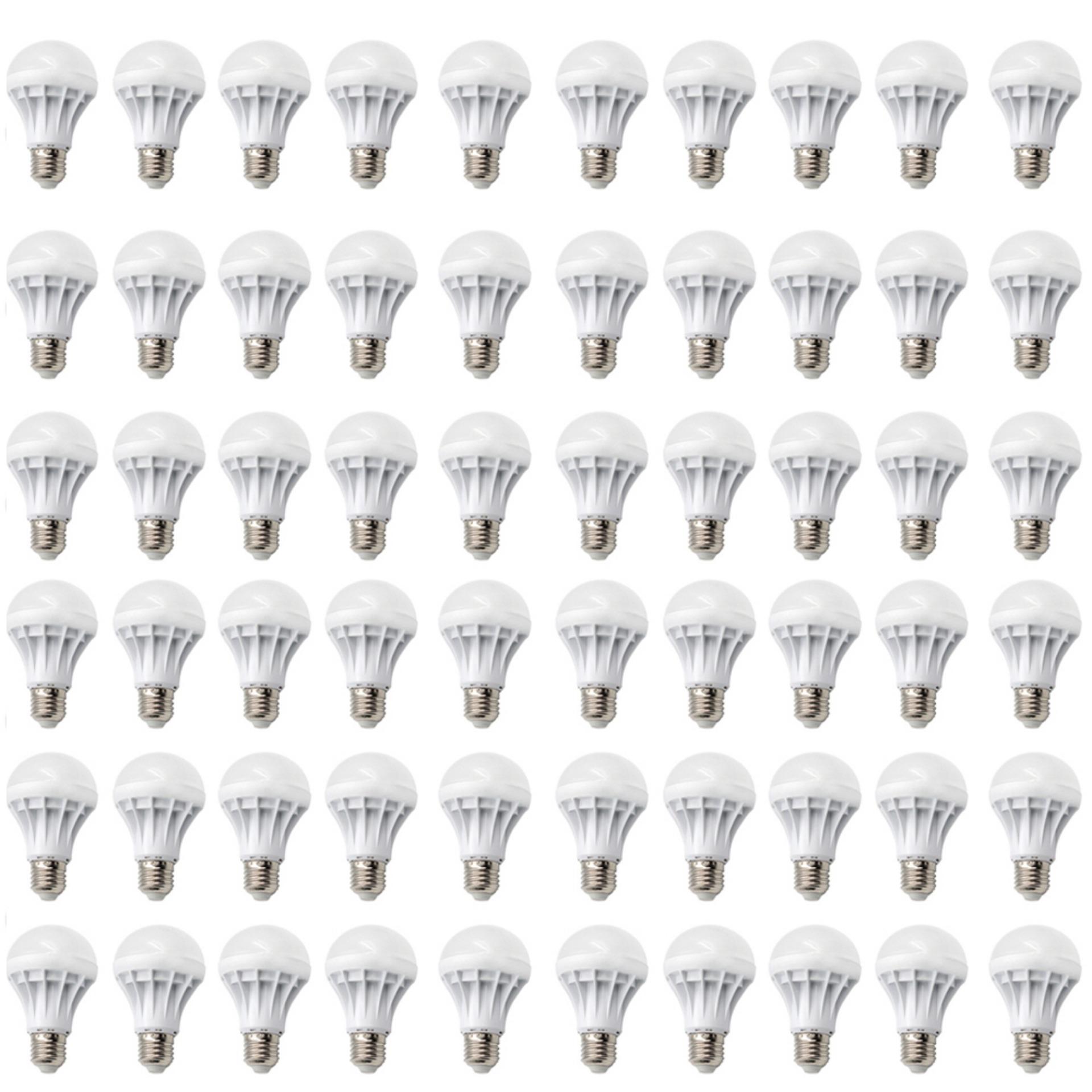 Bộ 60 bóng đèn LED BULB 9W (Ánh Sáng Vàng)