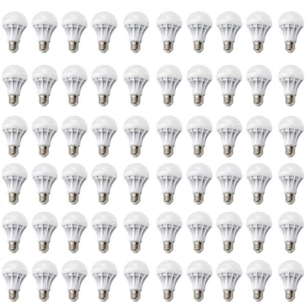 Bộ 60 bóng đèn LED BULB 9W (Ánh Sáng Vàng)