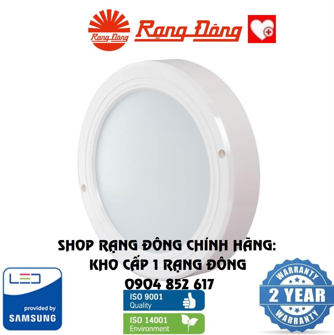 Đèn LED Ốp trần Rạng Đông 9W Փ160, ChipLED Samsung Model: D LN05L 160/9W