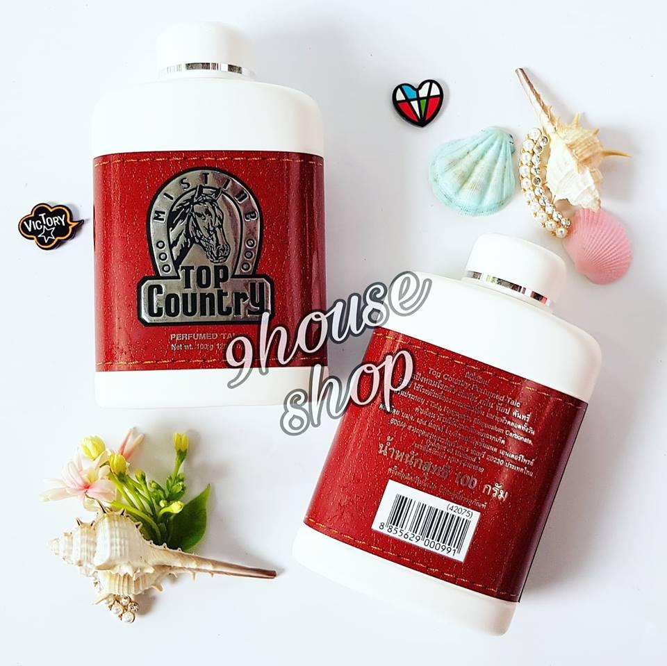 (100GRAM) 01 Phấn Thơm Top Country Thái Lan (bé và người lớn)