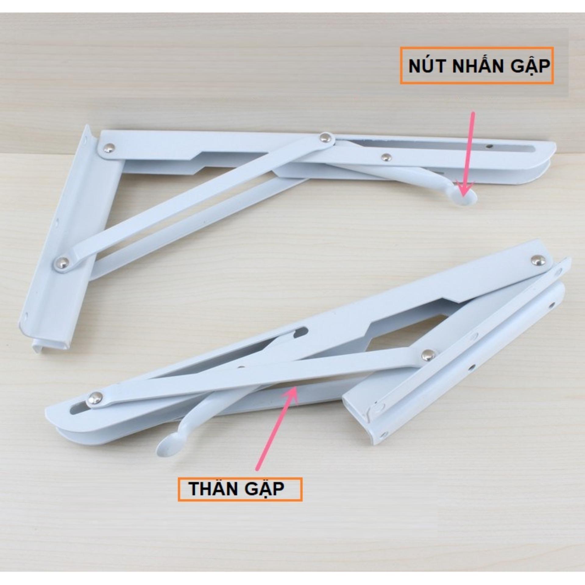 Bộ bản lề gập treo tường A2 35cm chịu tải 50kg