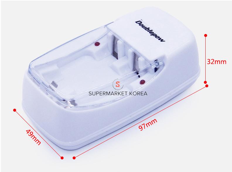 Bộ sạc pin 2 khe 1,5V cho Pin AA, AAA (Pin tiểu, Pin đũa)