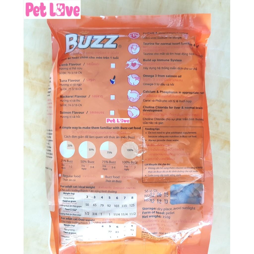 Thức ăn hạt Buzz cho mèo lớn (gói 350g)