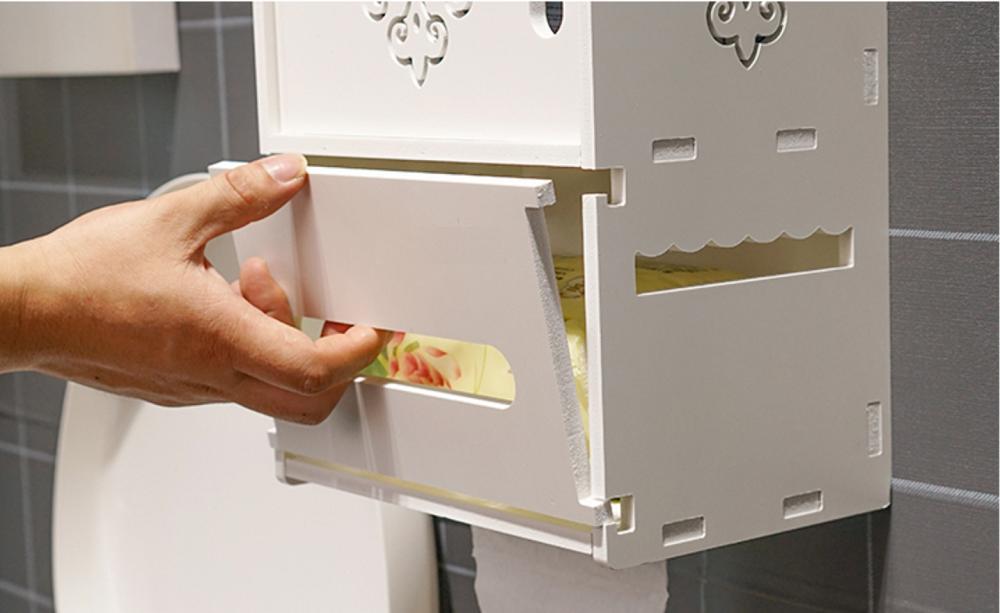 TỦ ĐỰNG ĐỒ NHÀ VỆ SINH 2 TẦNG