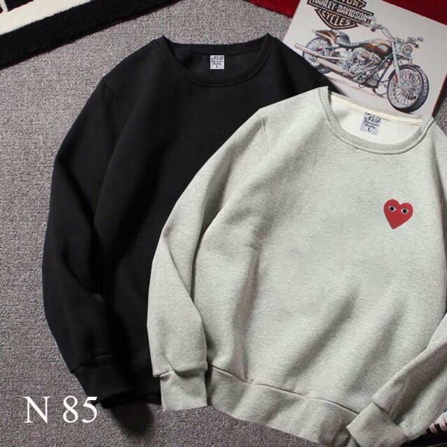 [HCM]Áo Sweater Nam Nữ Hot  Big Size  100kg Vải Nỉ Bông Dày Mịn Cao Cấp _ SW5007003