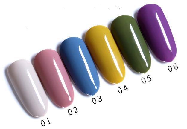 Set sơn móng gel AS 6 màu Morden chai 15ml