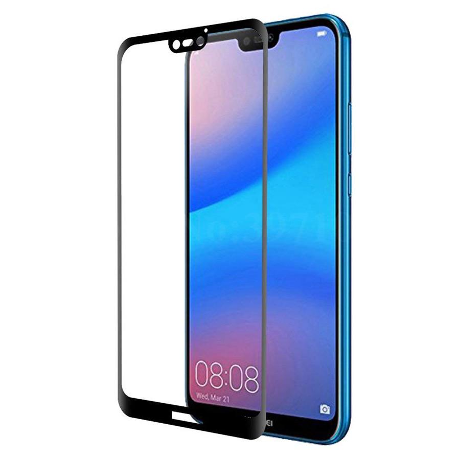Miếng dán cường lực 5D full màn cho Huawei Nova 3i (Đen)