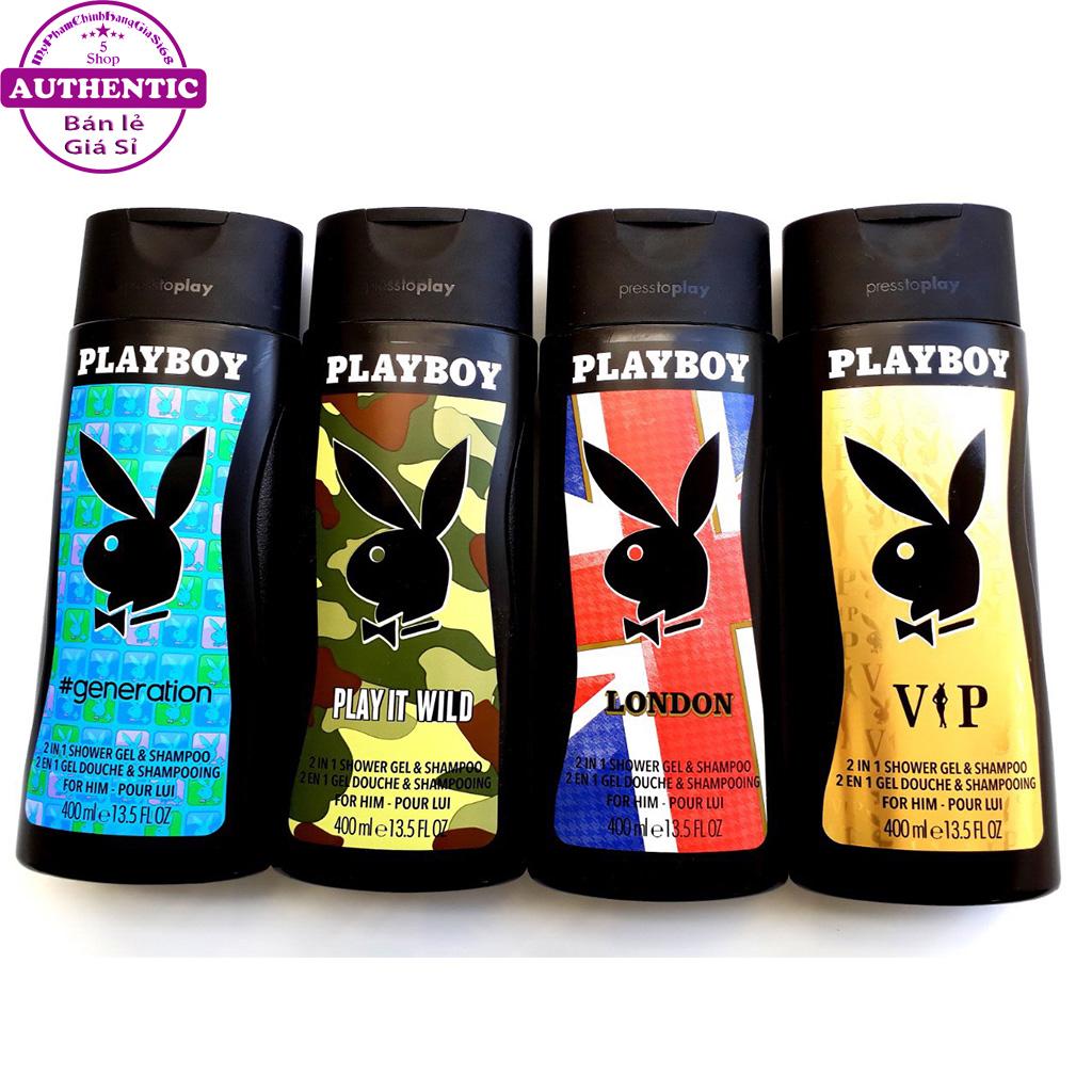DẦU GỘI VÀ SỬA TẮM PLAYBOY 2IN1 - 400ML