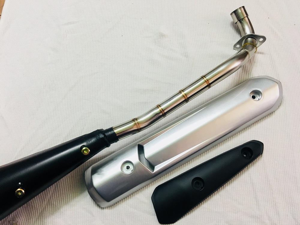 Pô Spark gắn Sirius + ốp pô Spark