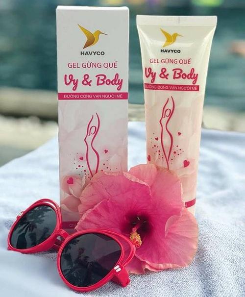 Gel Tan Mỡ Gừng Quế Vy & Body - Mẫu Mới