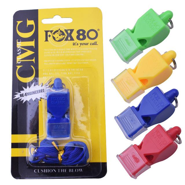 Còi nhựa có dây đeo FOX 80