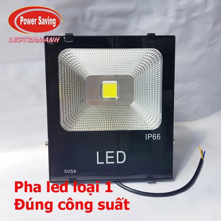 Đèn pha led 50w vỏ đen hàng loại tốt