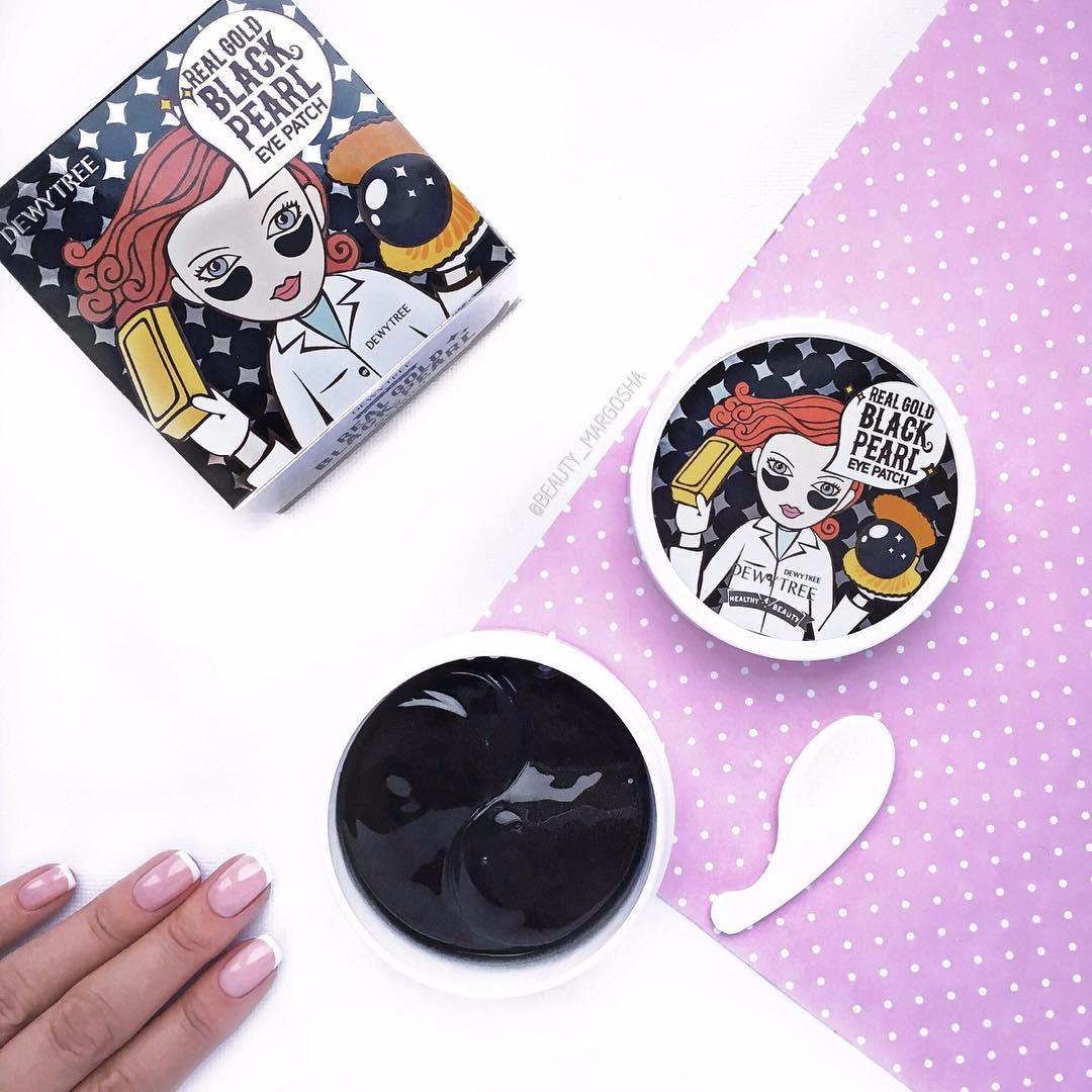 Mặt Nạ Mắt Dewytree Real Gold Black Pearl Eye Patch 90g