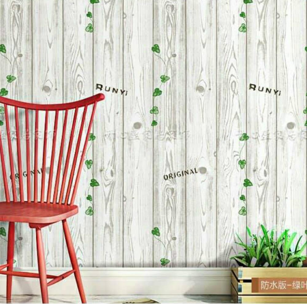 Giấy Dán Tường Vân Gỗ Dây Leo (10m x 45cm)