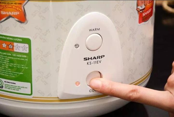 Nồi cơm điện Sharp KS-11ET 1L (Trắng) - Hàng nhập khẩu