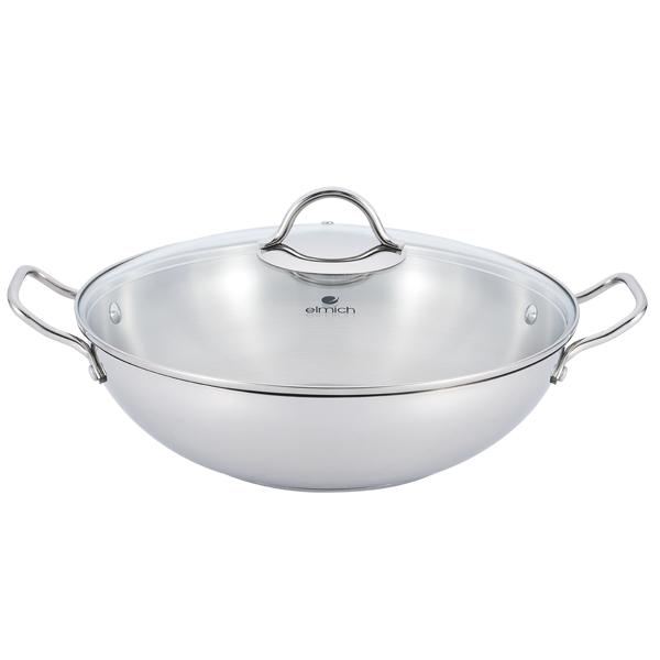 Chảo Sâu Lòng Inox 304 Elmich 32CM EL3255 -  Bảo Hành 2 Năm