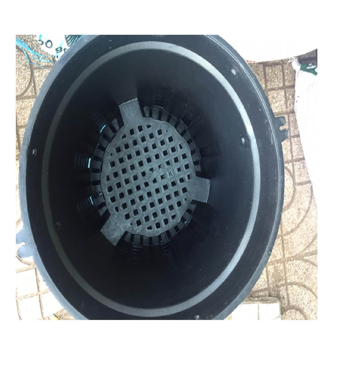 Combo 5 chậu nhựa trồng lan đường kính 23