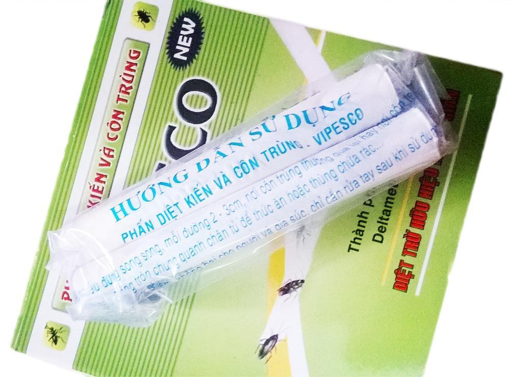 Phấn diệt kiến, diệt gián, diệt côn trùng Vipesco (10 Viên) (trắng)