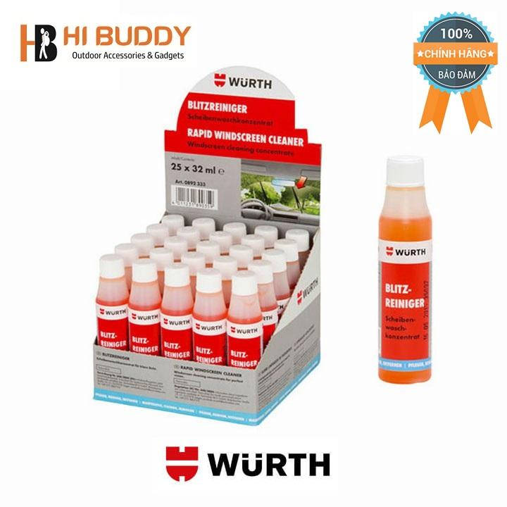 Nước Rửa Kính Ô tô Wurth Rapid Windscreen Cleaner 32ml