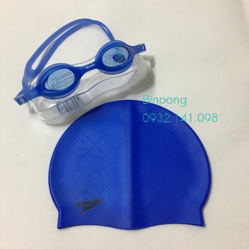 Bộ nón bơi và kính bơi phoenix 207( Nhiều màu)