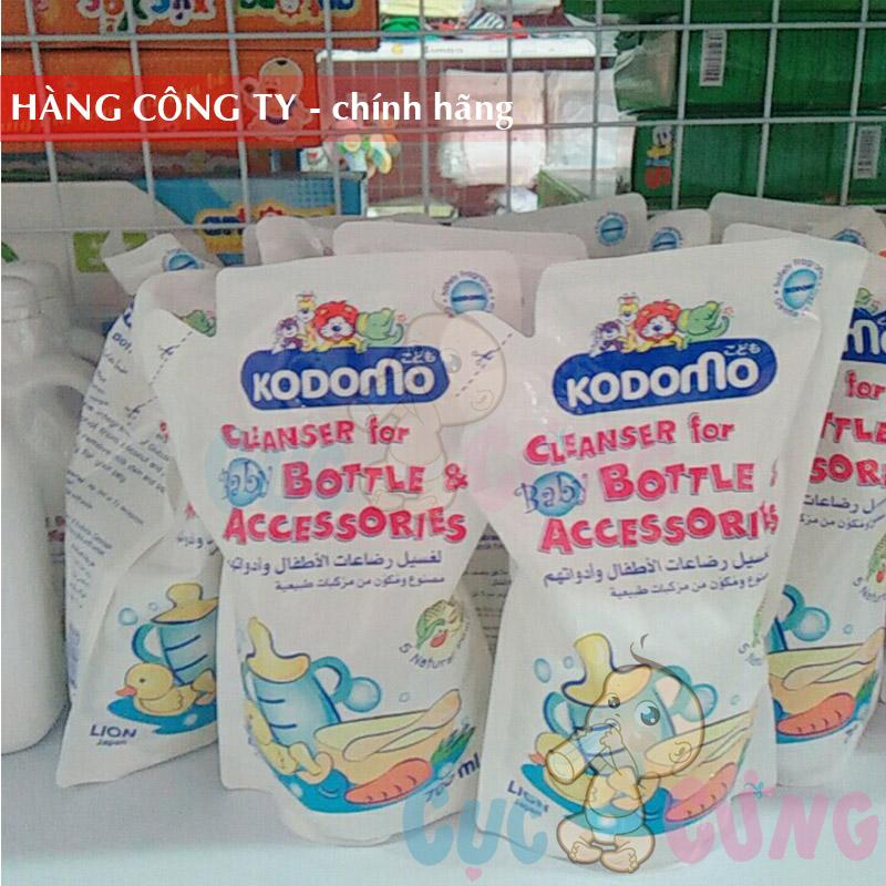 Nước rửa bình sữa Kodomo 700ml Thái Lan - dạng gói