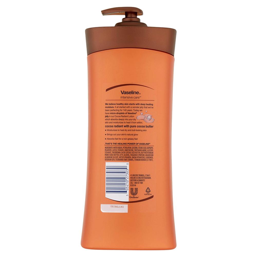 Sữa dưỡng thể Vaseline Total Moisture Cocoa Radiant 725ml
