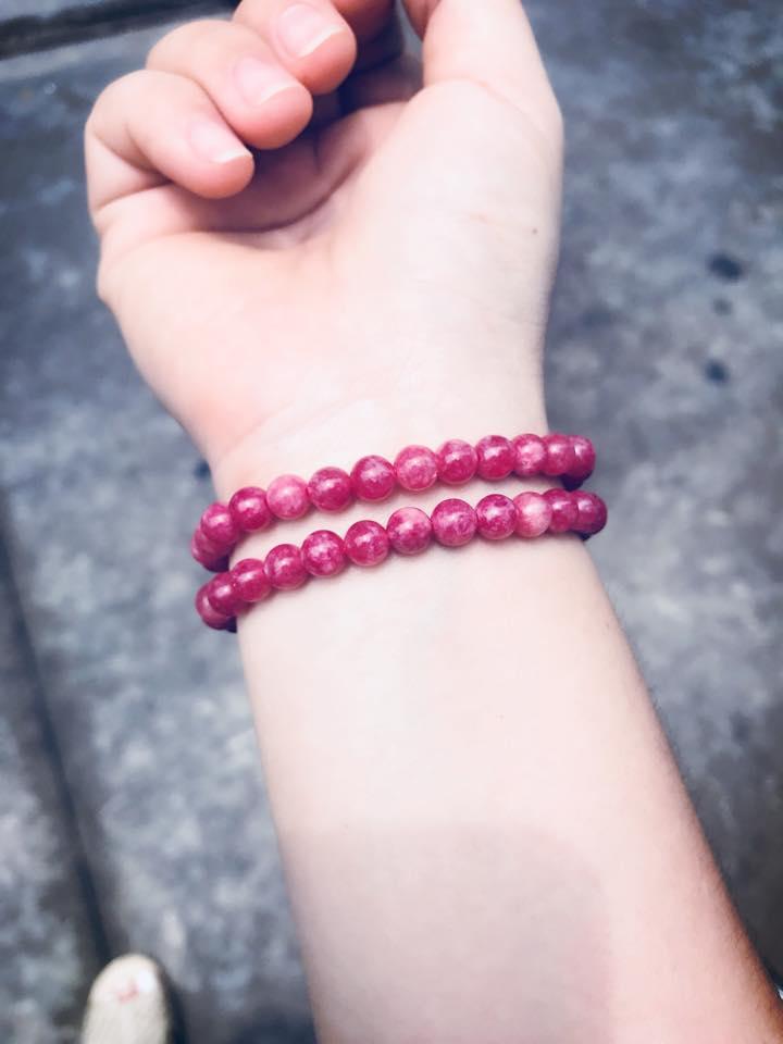 [HCM]COMBO VÒNG TAY RUBY HỒNG NGỌC SIZE 6LY