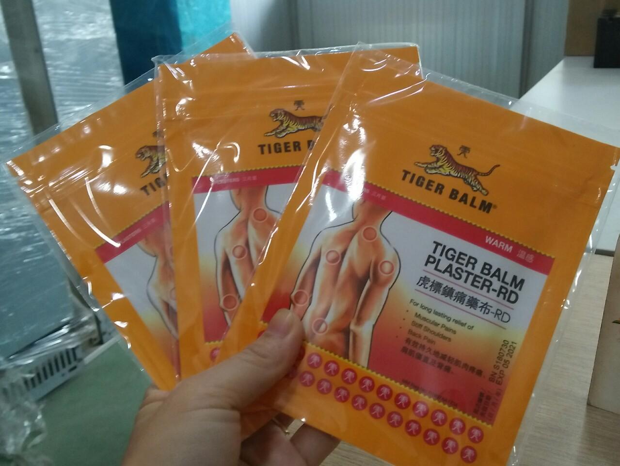 Combo 6 Bịch MIẾNG DÁN TIGER BALM PLASTER-RD 7cm x 10cm