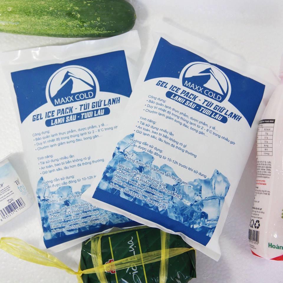 Đá khô túi gel MaxxCold 400g (COMBO 5 TÚI)
