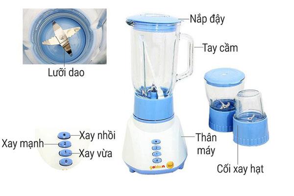 Máy xay sinh tố BL-GTY05 3 cối cao cấp