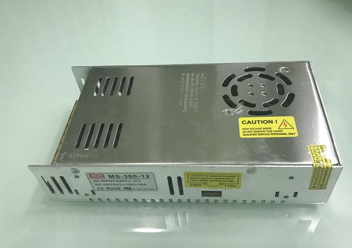 Nguồn 12V/30A Quạt, mã số MW01