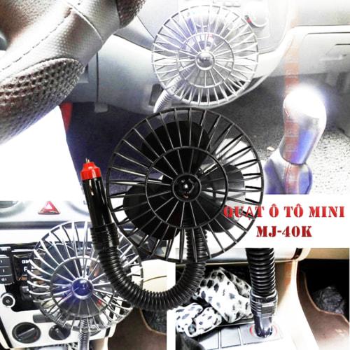 QUẠT MINI TRÊN XE Ô TÔ MJ-40K