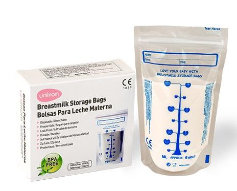 Túi trữ sữa Unimom 210ml - 60 túi