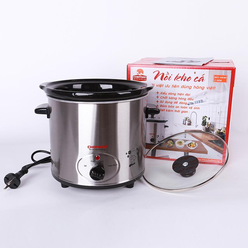 Nồi đa năng nấu cháo-hầm xương-kho thịt Chefman CM-512