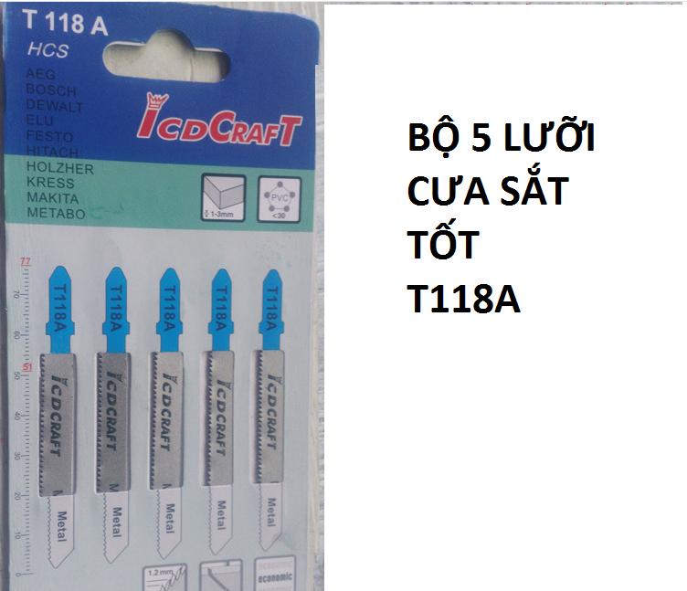 Bộ 5 lưỡi cưa lọng sắt tốt
