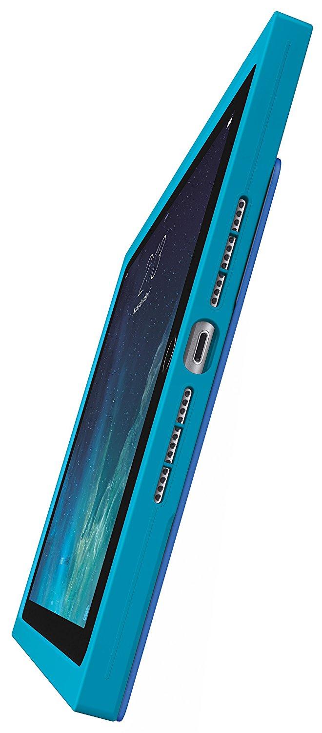 Bàn Phím iPad Air 2 Hiệu Logitech BLOK Bluetooth Kiêm Bao Da Full Box (Bảo vệ ipad an toàn khi rơi từ độ cao 1.8m)