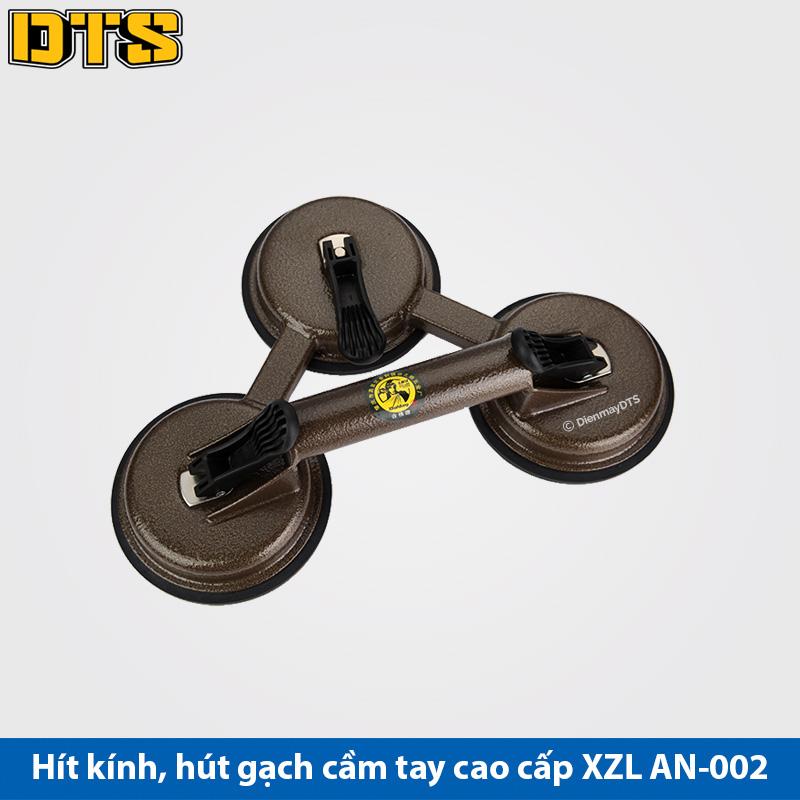 Hít kính, hút kính, hút gạch cầm tay 3 chấu cao cấp XZL AN-003, Kết cấu thân chịu lực cao Tay hít được làm từ thép cứng, phủ sơn tĩnh điện cao cấp Thiết kế: 3chấu với 3khóa giúp nâng, giữ Tấm hít làm bằng cao su nguyên chất