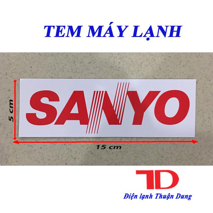 Tem máy lạnh sanyo - điện lạnh thuận dung