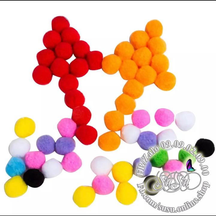 [HCM]Slime Nguyên liệu làm Slime - Hạt pompom